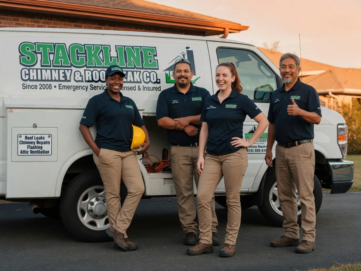 Chimney flashing repair company in Levittown, PA